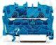 WAGO Svorka 2001-1204 2vodičová průchozí, boční a středový popis, na DIN lištu 35 × 15 a 35 × 7,5, Push-in CAGE CLAMP®,